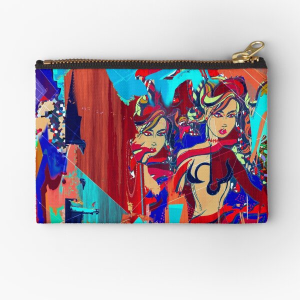 "Wormhole Error" Zipper Pouch
