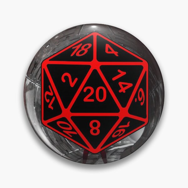 Item preview, Photo Tunnel Pop Art AD&D Critical Hit d20 Polyhedral Dice Design designed and sold by Candlewood Museum & Gift Shoppe.