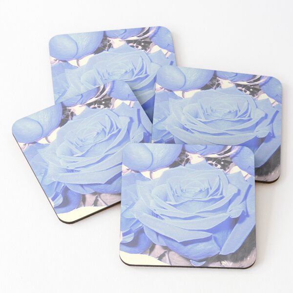 Item preview, Powder Soft Single Rose True Blue designed and sold by JariHawk.