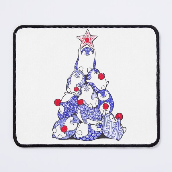 Item preview, Christmas penguins designed and sold by boozkova-vorona.