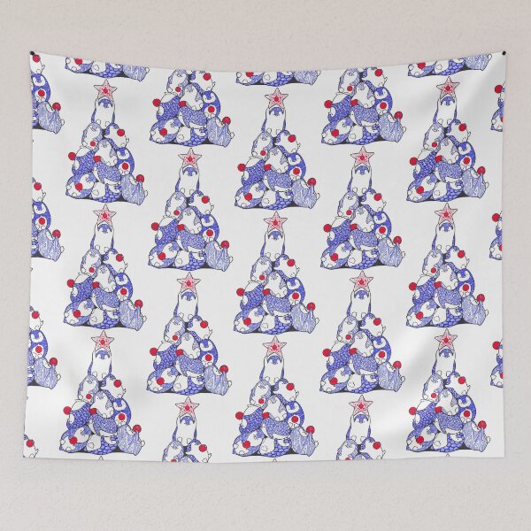 Item preview, Christmas penguins designed and sold by boozkova-vorona.