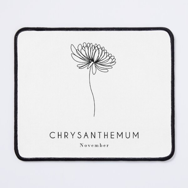 Item preview, Minimalist November Birth Flower designed and sold by CiaraPrints.