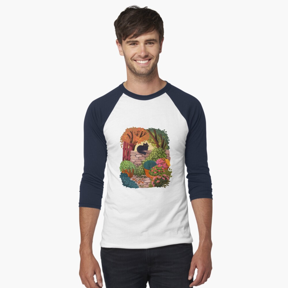 Item preview, Baseball ¾ Sleeve T-Shirt designed and sold by michelledraws.