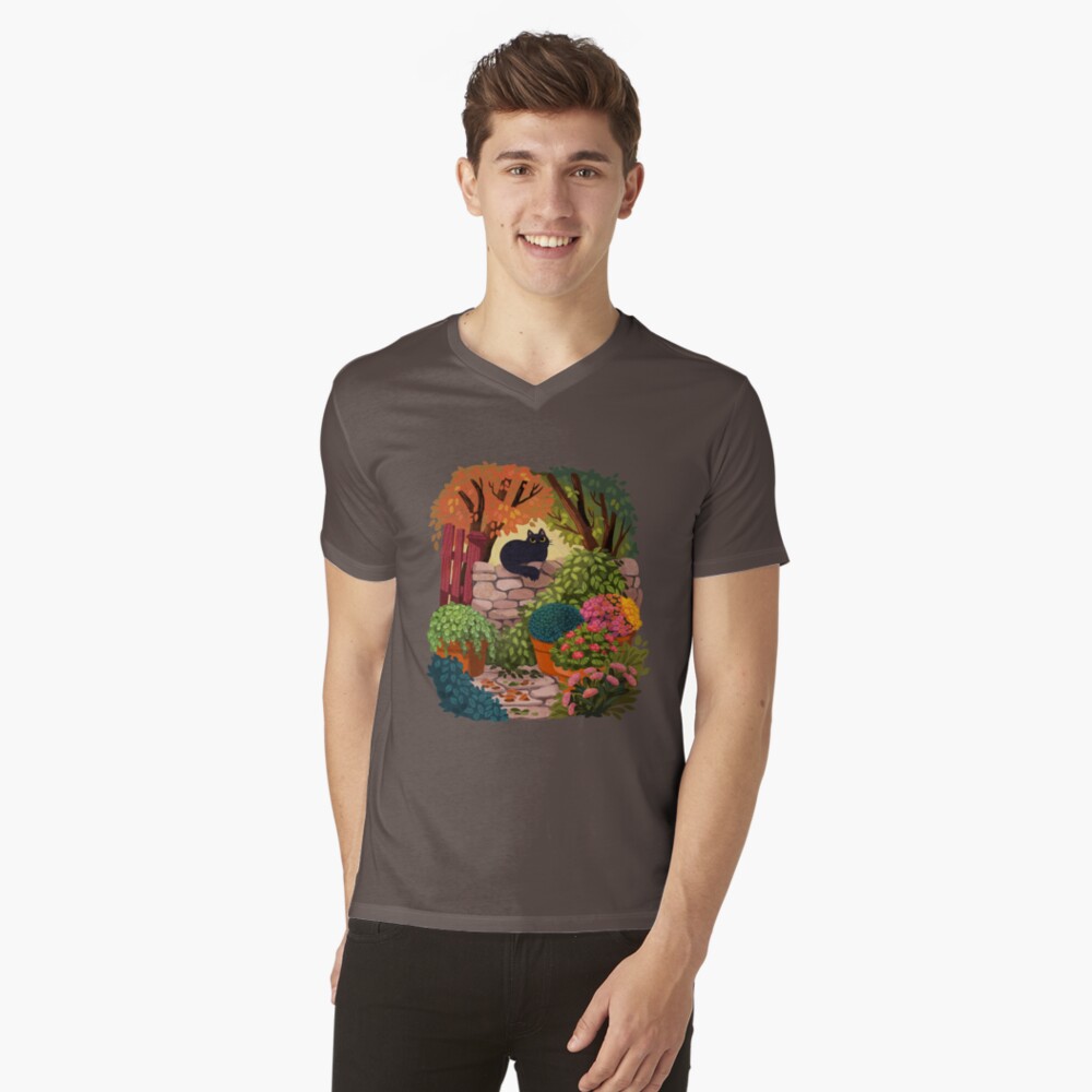 Item preview, V-Neck T-Shirt designed and sold by michelledraws.