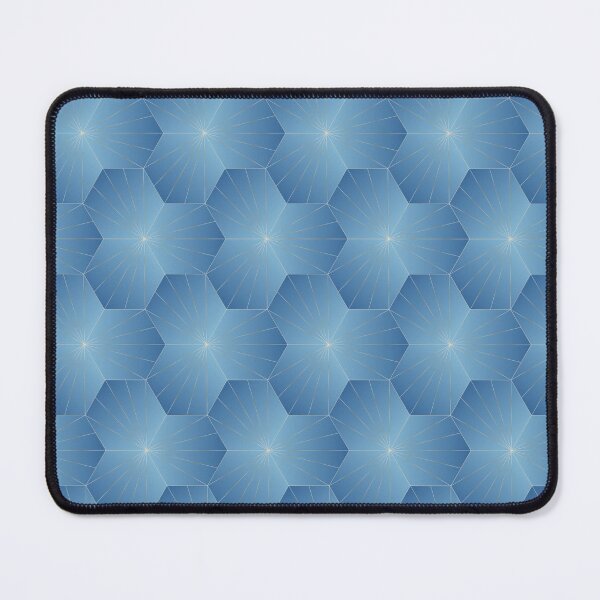 Item preview, Royal Blue Hexagonal Pattern designed and sold by CiaraPrints.
