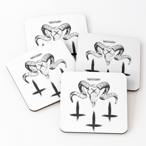 Item preview, Ram Skull Inverted Print designed and sold by Lylabean22.