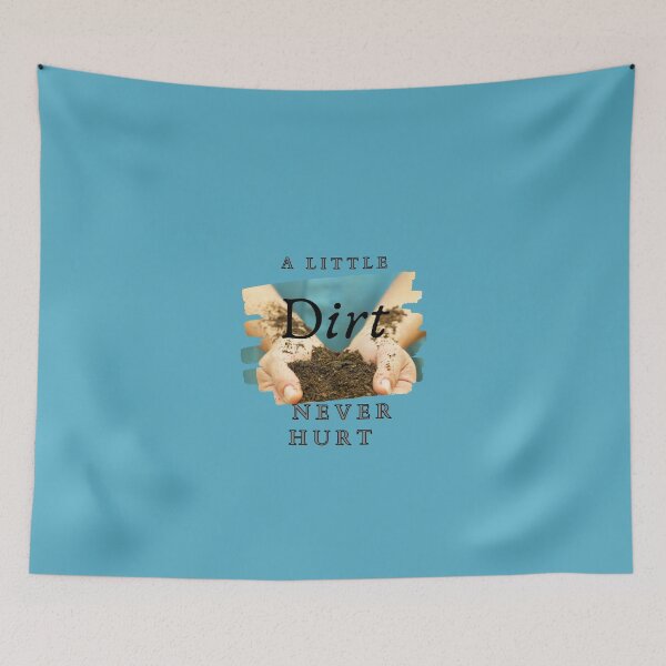 Item preview, A little dirt never hurt designed and sold by Little Foot Farm Merch Shop.