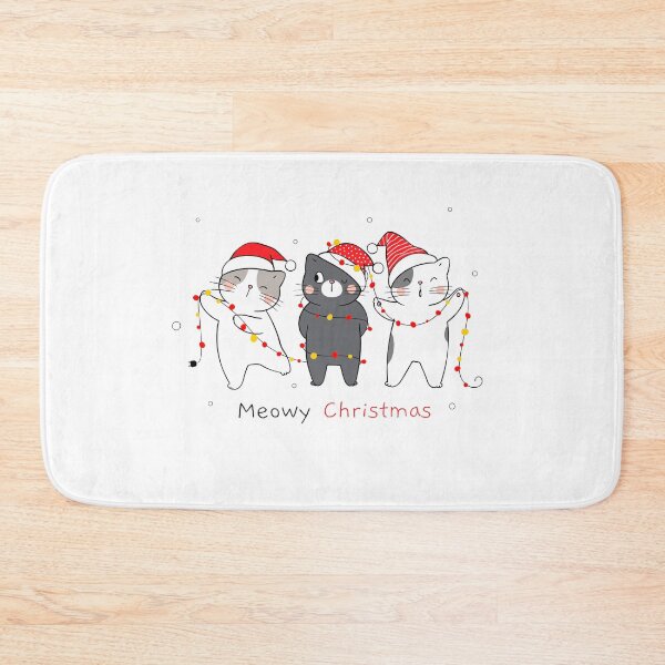 Item preview, Meowy Christmas Cats  designed and sold by Pinkmagenta.