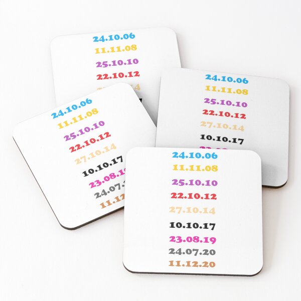 Item preview, taylor swift album release dates designed and sold by daisyfrances.