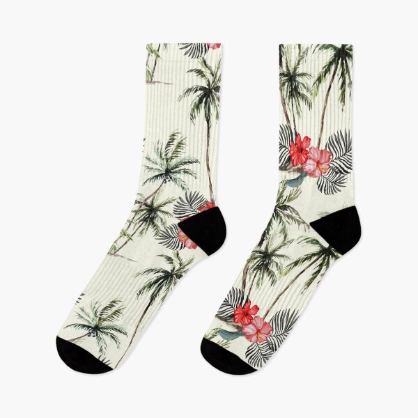 Item preview, Palm tree tropical vibe leafy pattern designed and sold by urban-color.