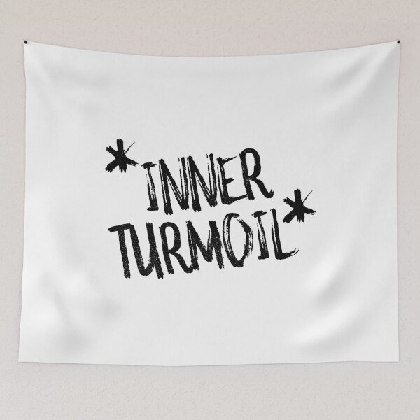 Item preview, Inner Turmoil Funny Typography designed and sold by Creatively Torn.