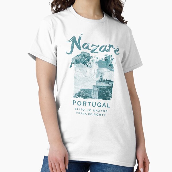 Aperçu de l'œuvre PORTUGAL Nazare Big Wave Surf Vintage créée et vendue par IronEcho.