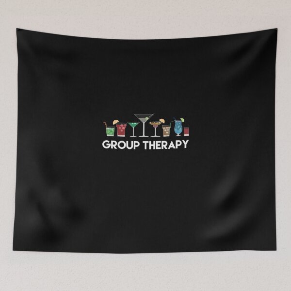 Item preview, Group Therapy Funny Drinking Partier Alcohol T-Shirt designed and sold by AlwaysAwesome.