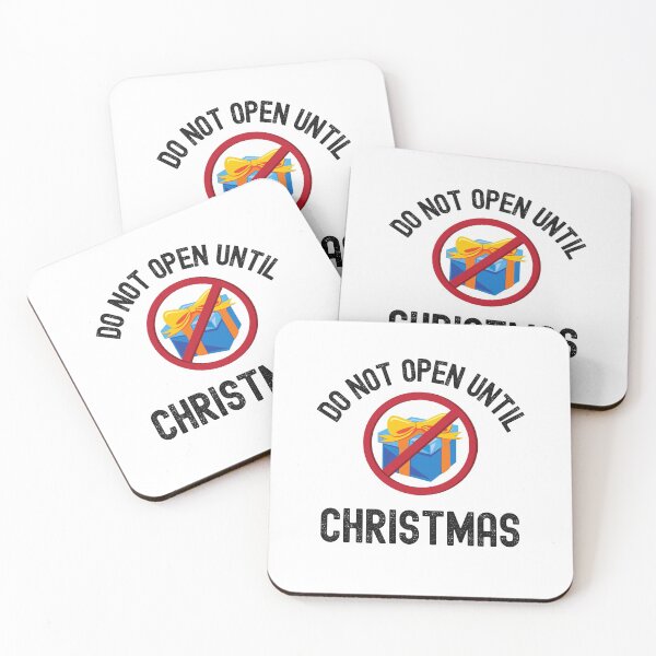Item preview, Do Not Open Until Christmas designed and sold by SportyDogShop.