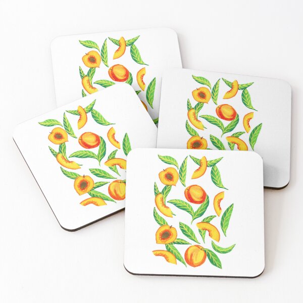 Item preview, Millions of Peaches in Gouache designed and sold by paintedpansy.