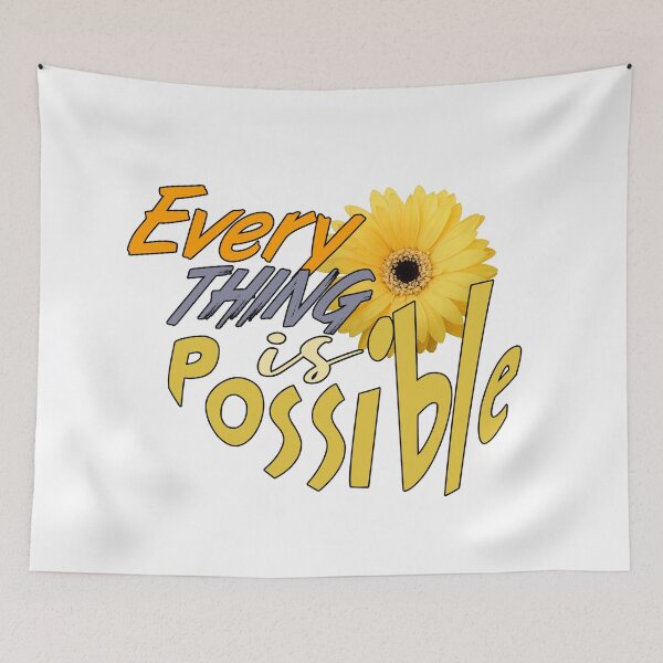 Item preview, Everything is Possible (positive thinking)  designed and sold by bluehatgraphics.