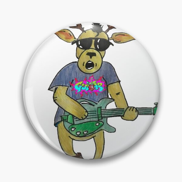 Item preview, Guitar Reindeer Christmas Rock by LowEndGraphics designed and sold by LowEndGraphics.