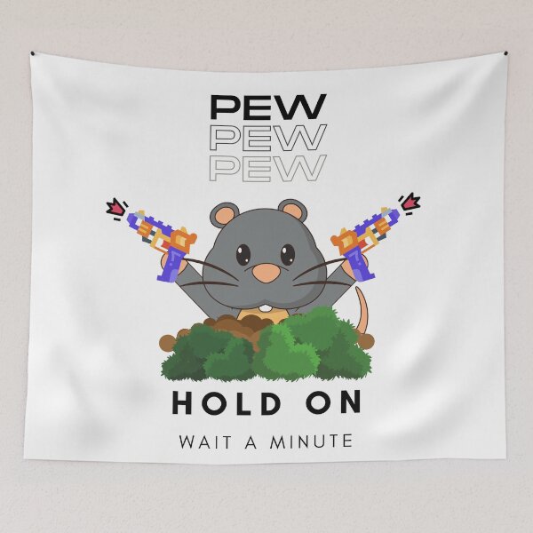 Item preview, Rodent nerf blasters - pew pew pew designed and sold by UPSTORE-RB.