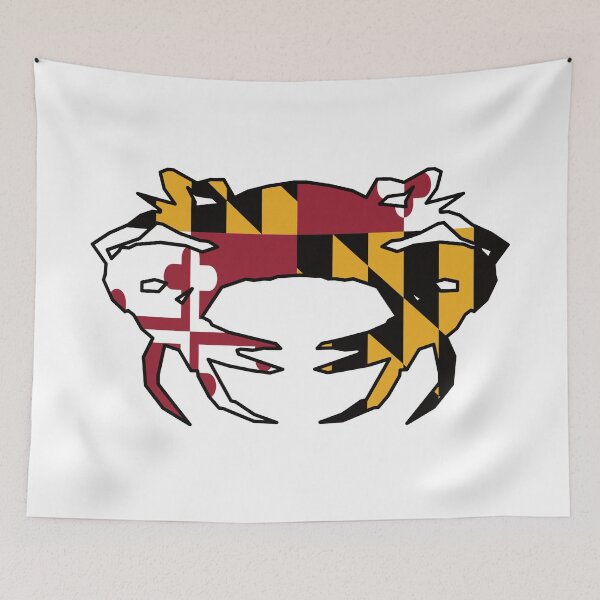Item preview, Maryland Flag Blue Crab designed and sold by FlyingSeas.