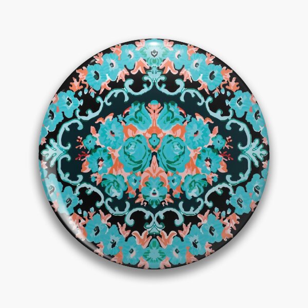 Item preview, Mint Bohemian Roses pattern designed and sold by patternme.