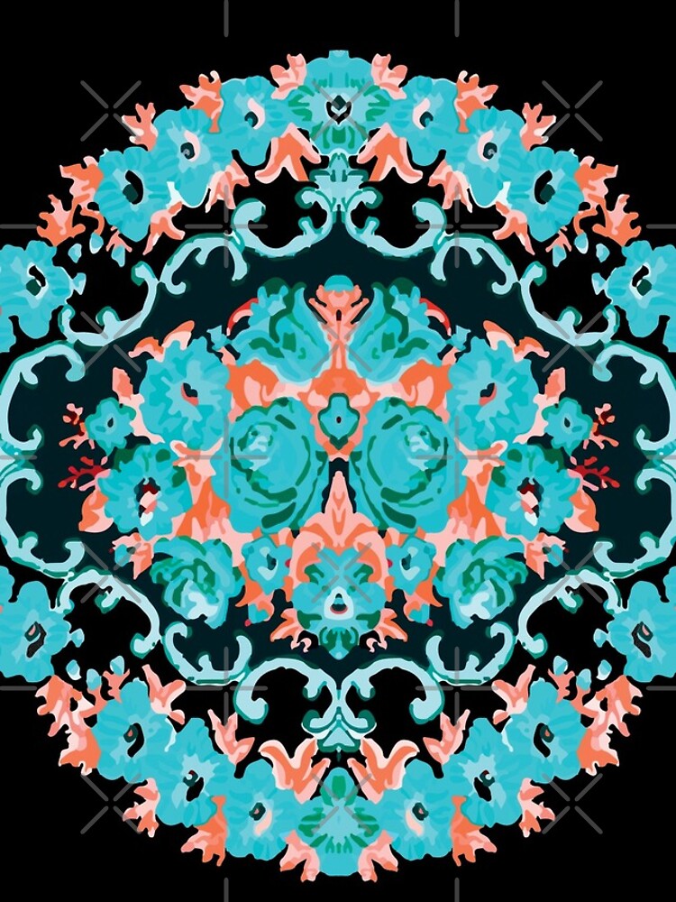 Thumbnail 5 of 5, iPhone Case, Mint Bohemian Roses pattern designed and sold by patternme.