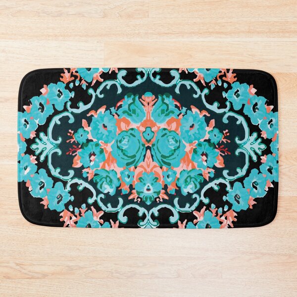 Item preview, Mint Bohemian Roses pattern designed and sold by patternme.