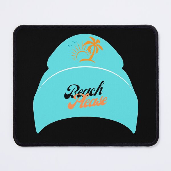 Item preview, Wool Hat-Beach Please-Black Background  designed and sold by Trendi61.