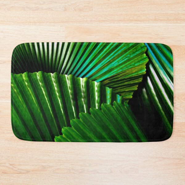 Item preview, Palm tree tropical vibe leafy photo pattern designed and sold by urban-color.