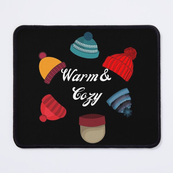 Item preview, Wool Hats-Warm & Cozy-Black Background designed and sold by Trendi61.