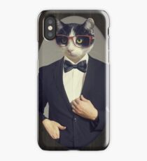 Tuxedo Cat in a Tuxedo iPhone Case