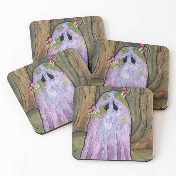 Item preview, Purple Mushroom Ghost designed and sold by MarenaLee.