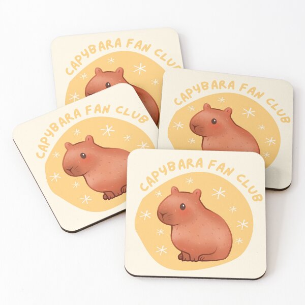 Item preview, Cute Pastel Capybara Fan Club  designed and sold by sunnySaraV.