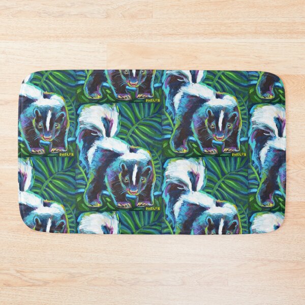 Item preview, Colorful Skunk Art by Robert Phelps designed and sold by RobertPhelpsArt.