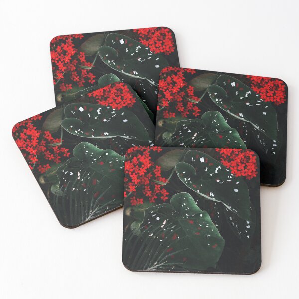 Item preview, Floral  tropical vibe leafy photo pattern designed and sold by urban-color.