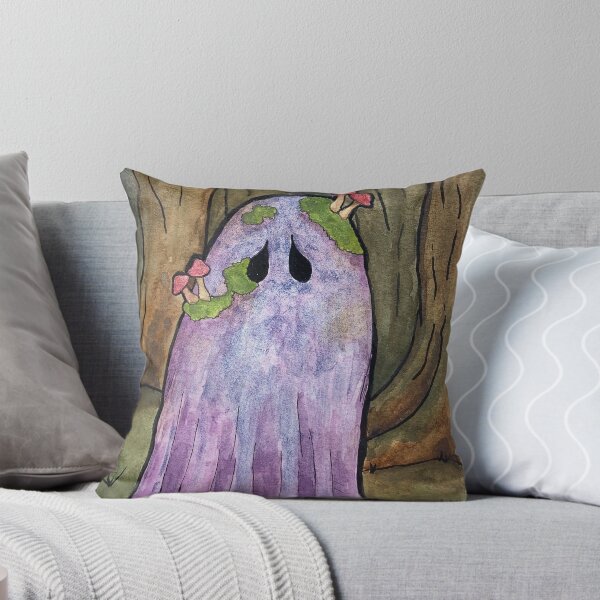 Item preview, Purple Mushroom Ghost designed and sold by MarenaLee.