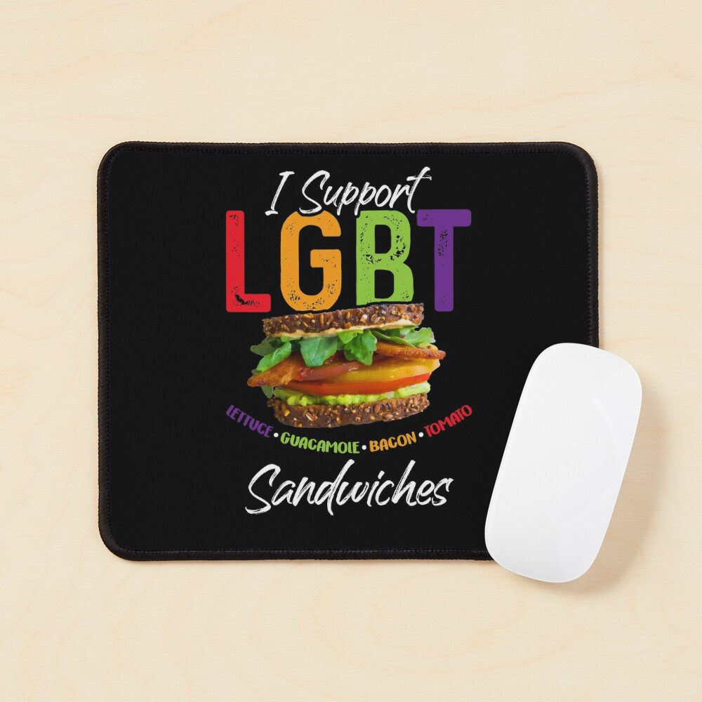 Love Bacon Low Carb Keto LGBTQ Gay Pride Rainbow Tote Bag