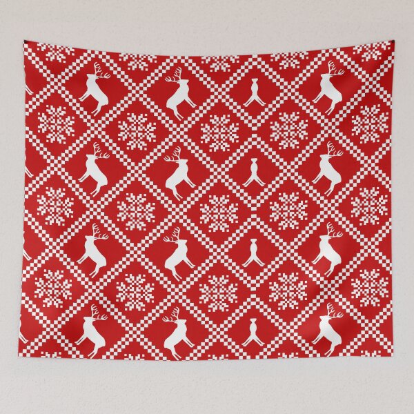 Item preview, Dachshunds Christmas Sweater Pattern  designed and sold by Alan-NY.
