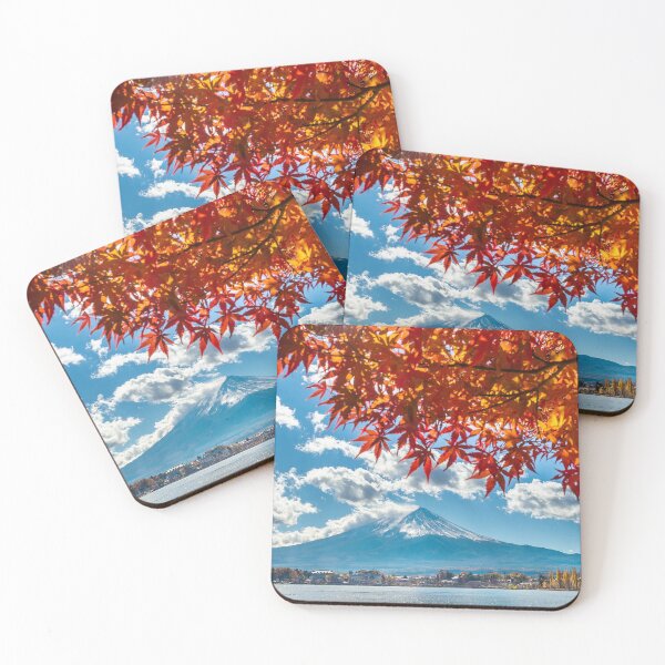 Item preview, Colorful autumn leaves Mt.Fuji Japan - 紅葉富士山 designed and sold by Myōhō Print Co..