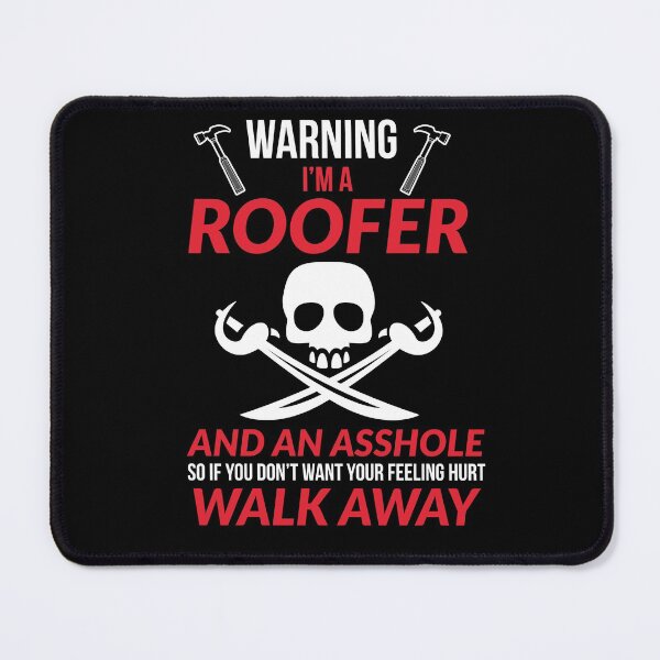 Item preview, Warning im A Roofer Funny Gift designed and sold by AwesomeWorld1.