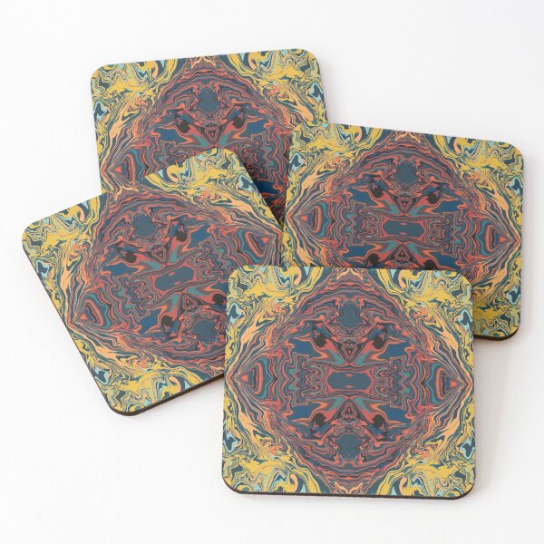 Item preview, Rorschach right three | liquid pour | marble art designed and sold by Amanda Ozga.