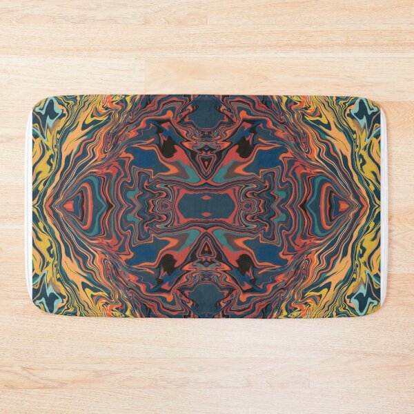 Item preview, Rorschach right three | liquid pour | marble art designed and sold by Amanda Ozga.