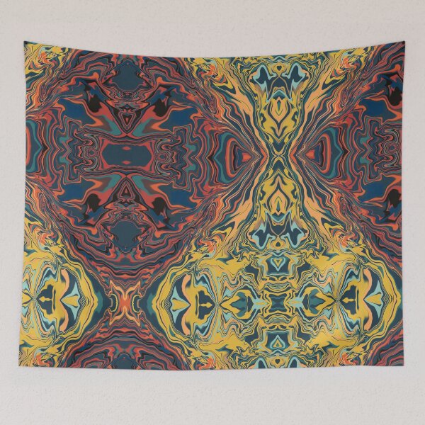 Item preview, Rorschach right three | liquid pour | marble art designed and sold by Amanda Ozga.