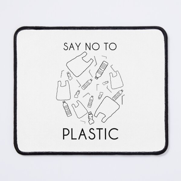 Item preview, Say No To Plastic designed and sold by CiaraPrints.
