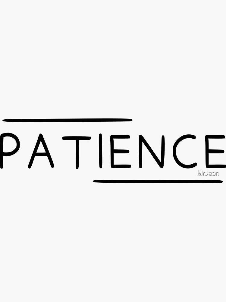 30 Patience Tattoo Designs For Men  Word Ink Ideas