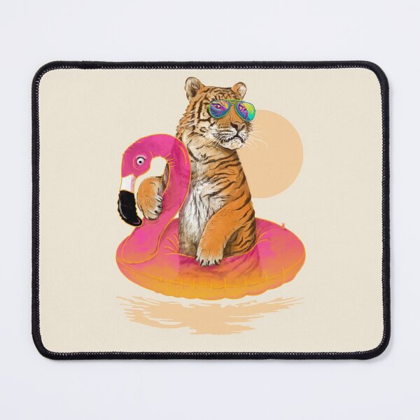 Item preview, Chillin, Flamingo Tiger designed and sold by 38Sunsets.