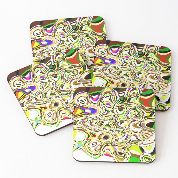 Item preview, Multicolored amoeboid swirly abstract by Code03.  designed and sold by Code03.
