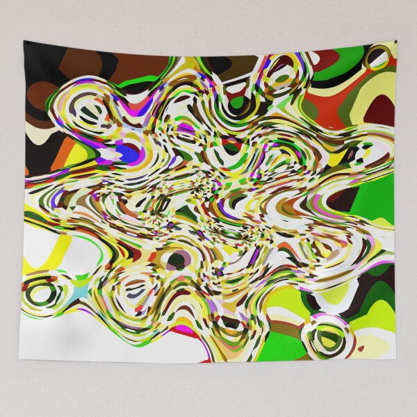 Item preview, Multicolored amoeboid swirly abstract by Code03.  designed and sold by Code03.