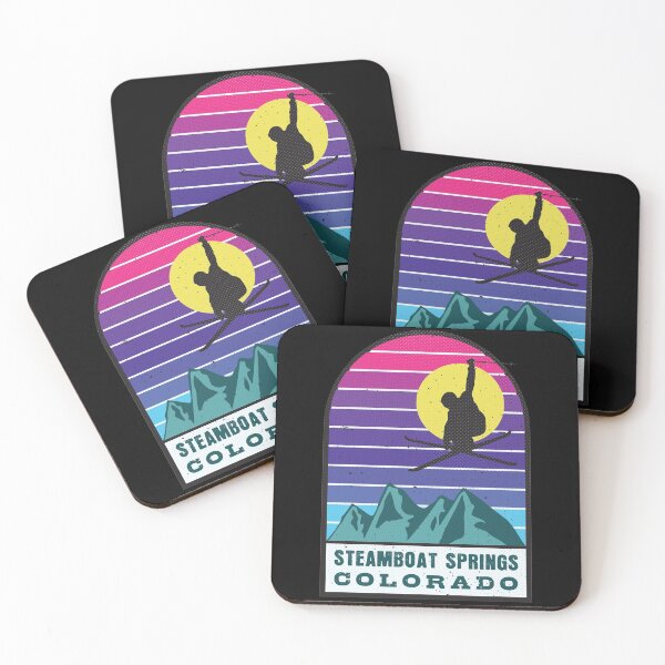 Item preview, Ski Steamboat Springs Colorado Retro Sunset designed and sold by JordanHolmes.