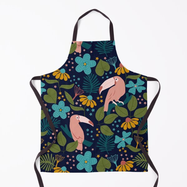 Item preview, Toucan Tropical Vibe Leafy Pattern designed and sold by urban-color.