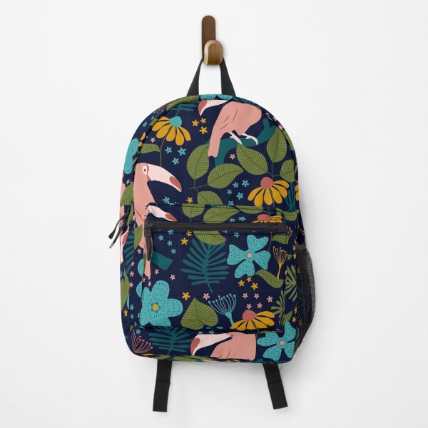 Item preview, Toucan Tropical Vibe Leafy Pattern designed and sold by urban-color.